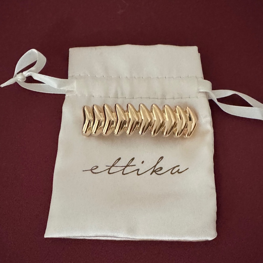 NEW ETTIKA gold tone barrette